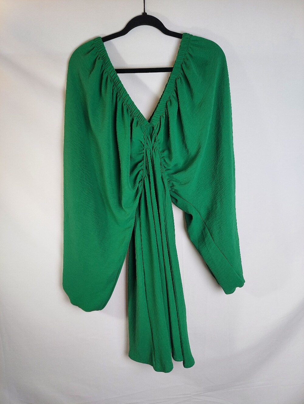 Sexy Women's Green V-neck Dress